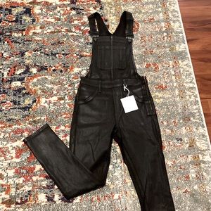 Pistola brand coated overalls in black, size 26. *Never Worn*
